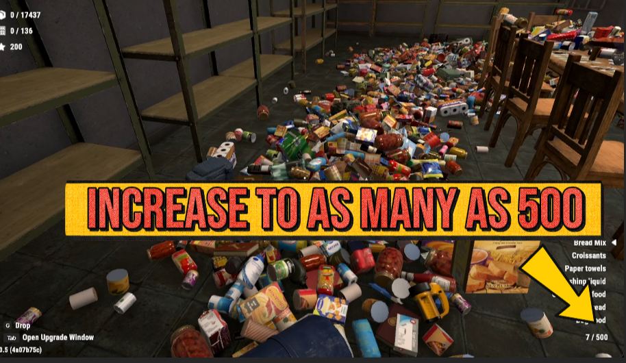 Bunker Tidy Up — Deep Pockets (Carry More Items) (screenshot 2)